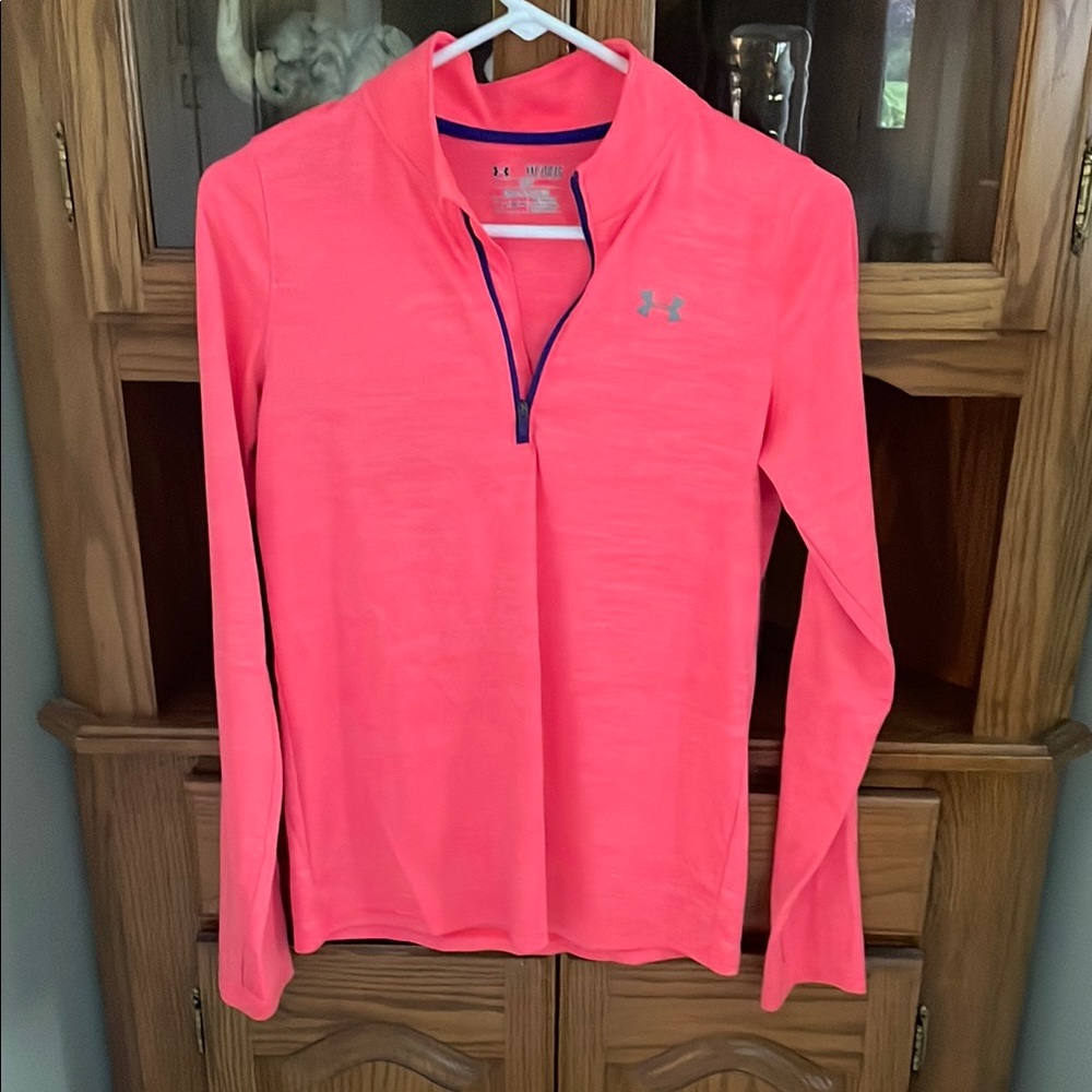 Under Armour Women's Pink Long Sleeve Top